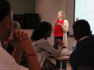 Biology professor Heidi Harne discusses the Ebola virus.