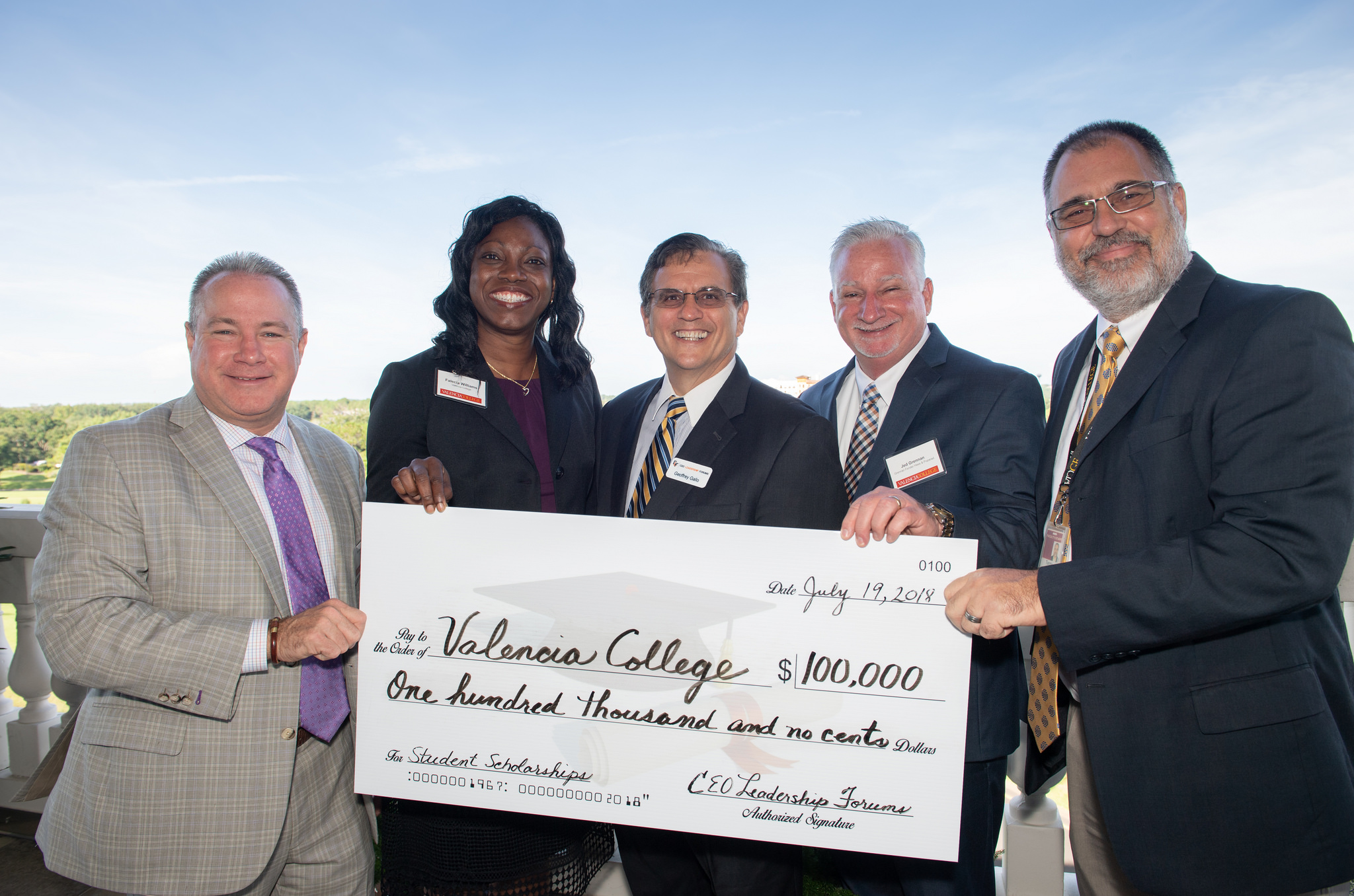 Local Business Leaders Pledge $150,000 in Scholarships to Valencia ...